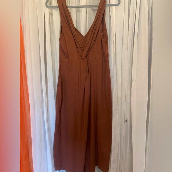 Zara brown faux suede look dress, Medium - Picture 2 of 6